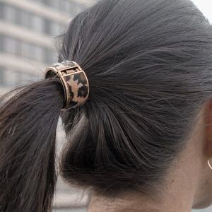 Cheetah Clip Hairbow